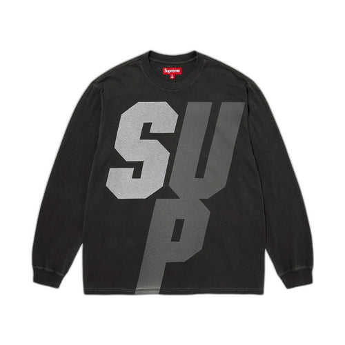 Supreme Reflective L/S Top "Black"