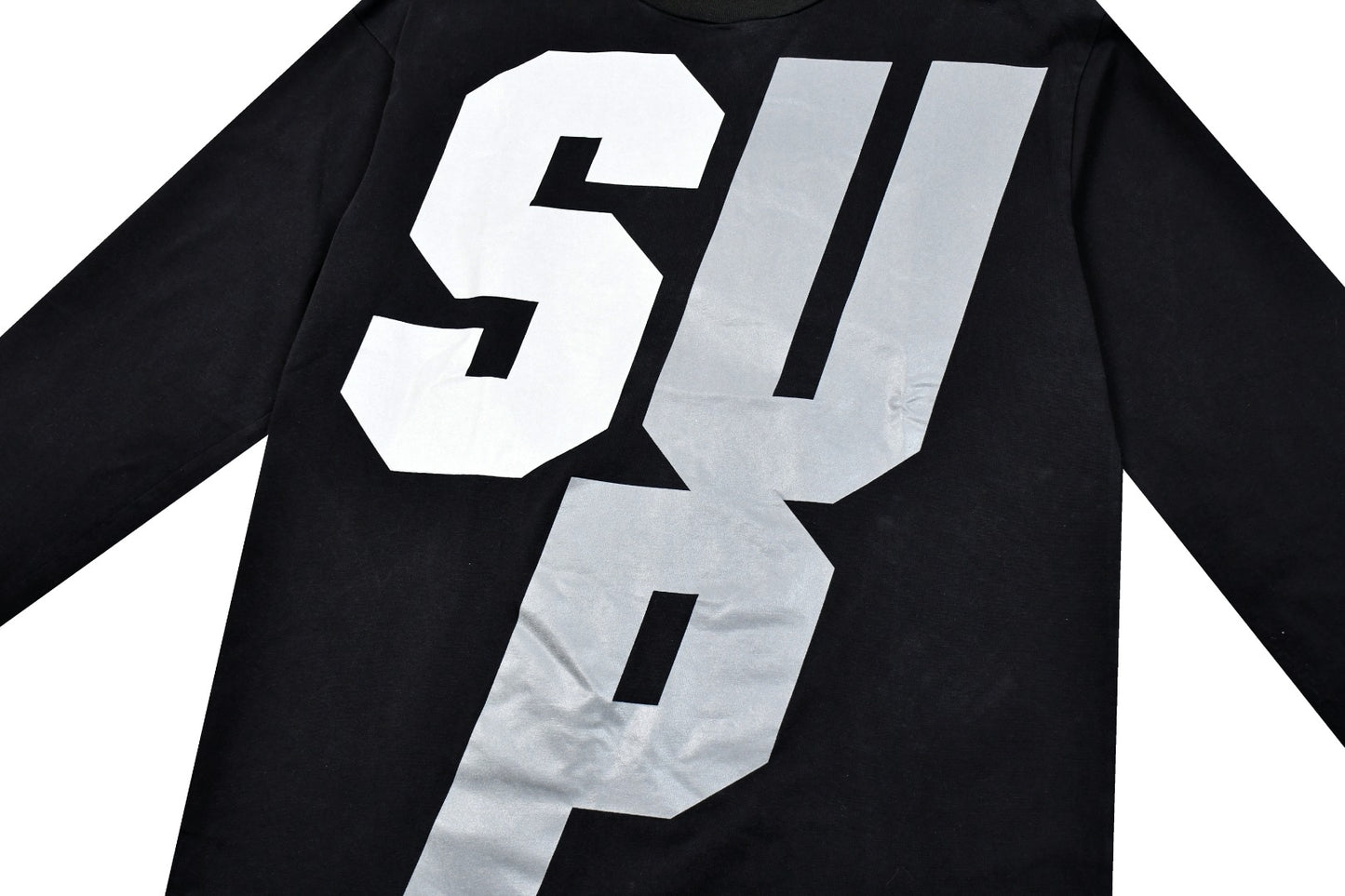 Supreme Reflective L/S Top "Black"