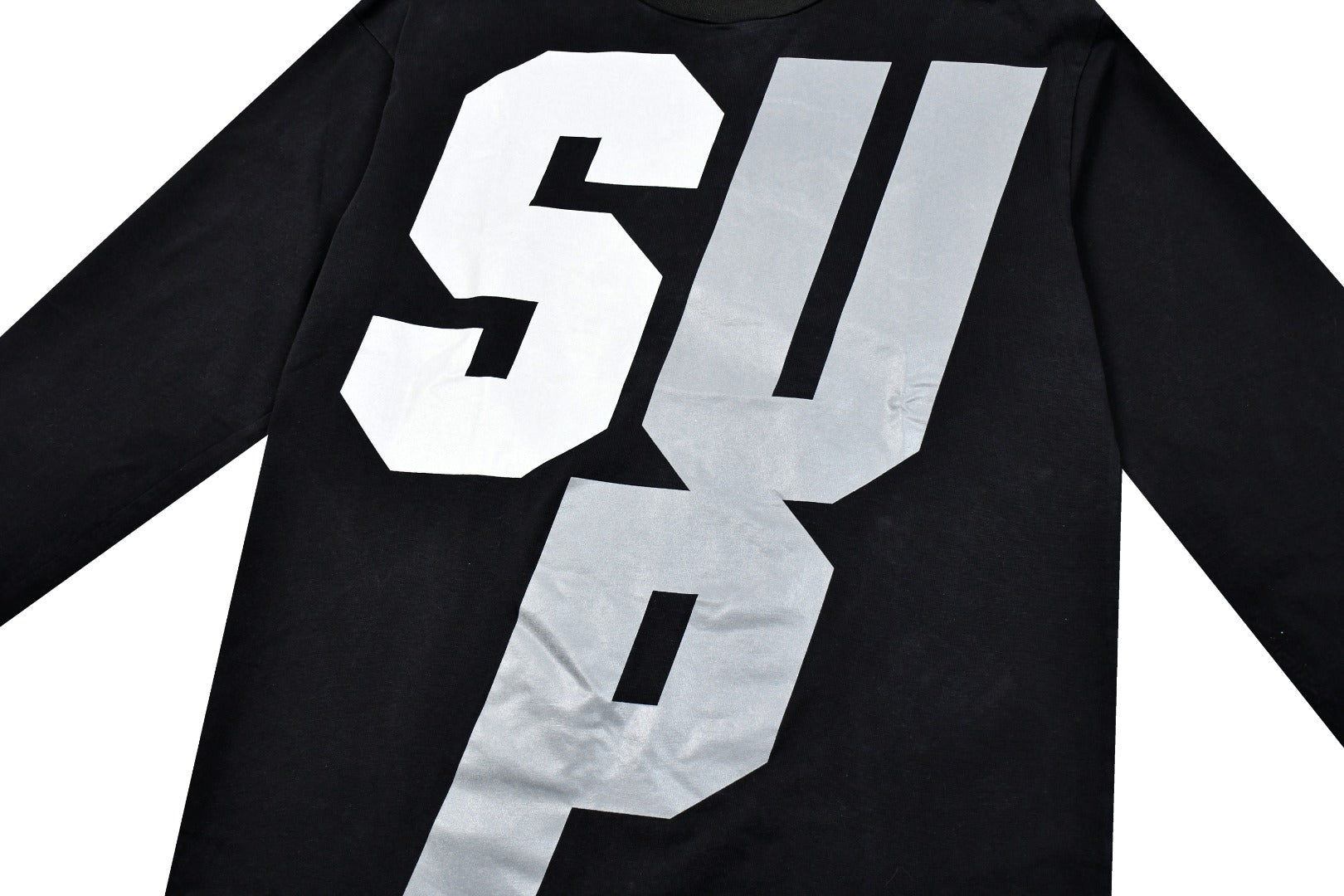 Supreme Reflective L/S Top "Black"