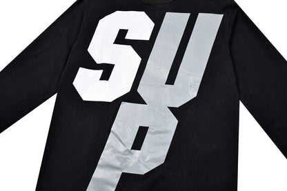 Supreme Reflective L/S Top "Black"