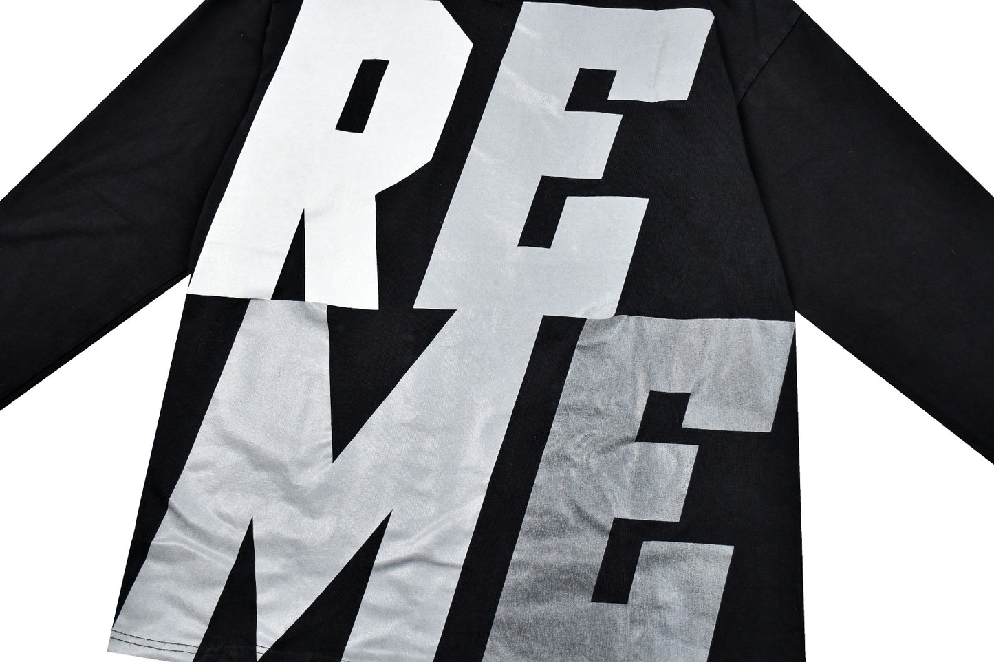 Supreme Reflective L/S Top "Black"