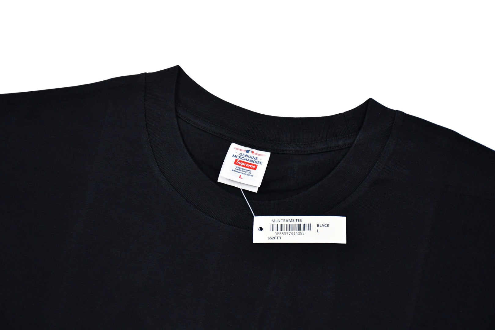 Supreme MLB Teams Sox Tee Black