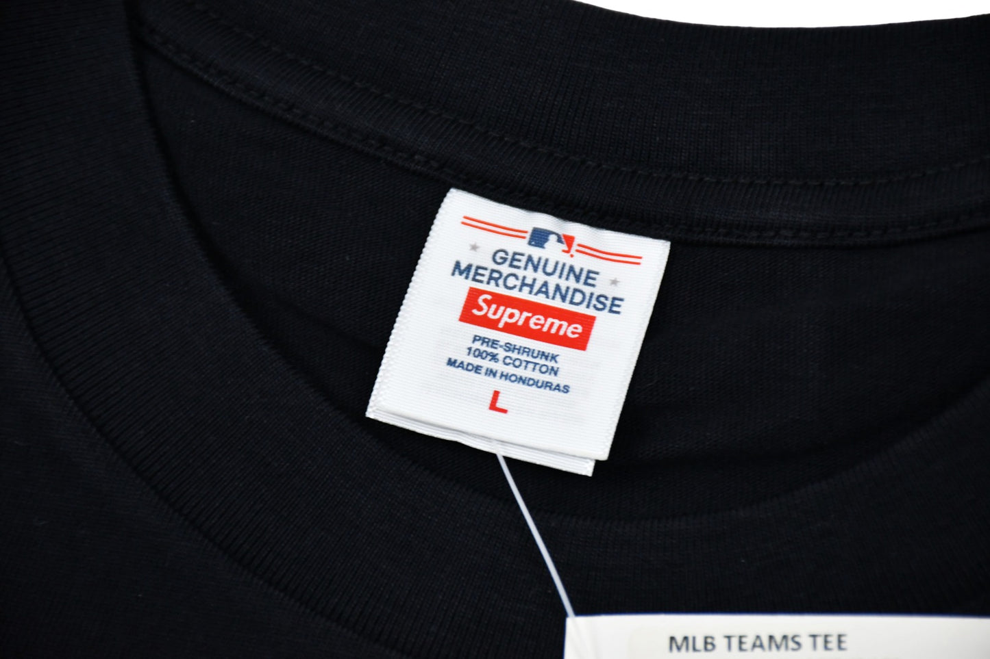 Supreme MLB Teams Sox Tee Black