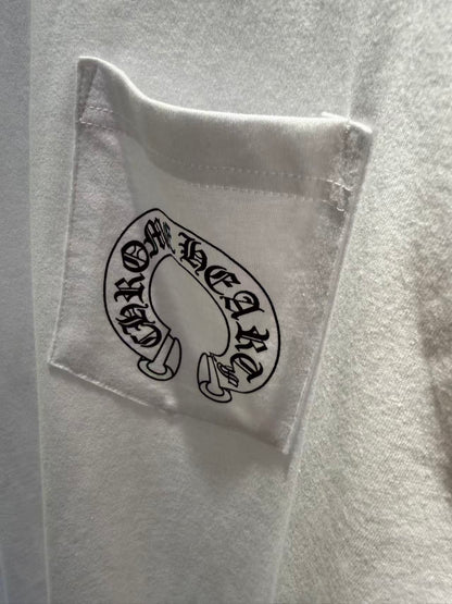 CHROME HEARTS LONG SLEEVE T-SHIRT FLORAL CROSS