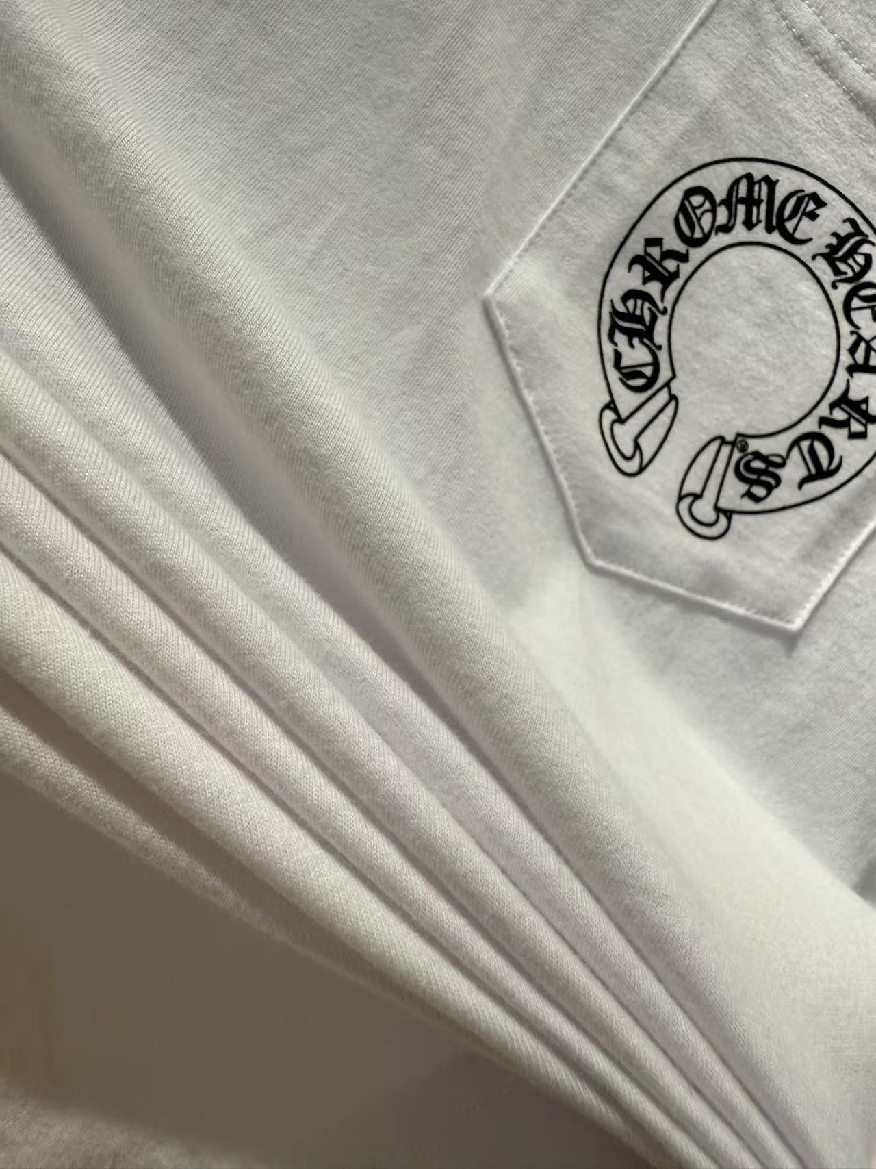 CHROME HEARTS LONG SLEEVE T-SHIRT FLORAL CROSS