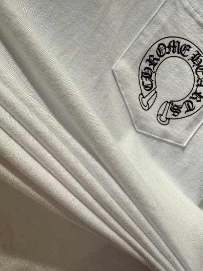 CHROME HEARTS LONG SLEEVE T-SHIRT FLORAL CROSS