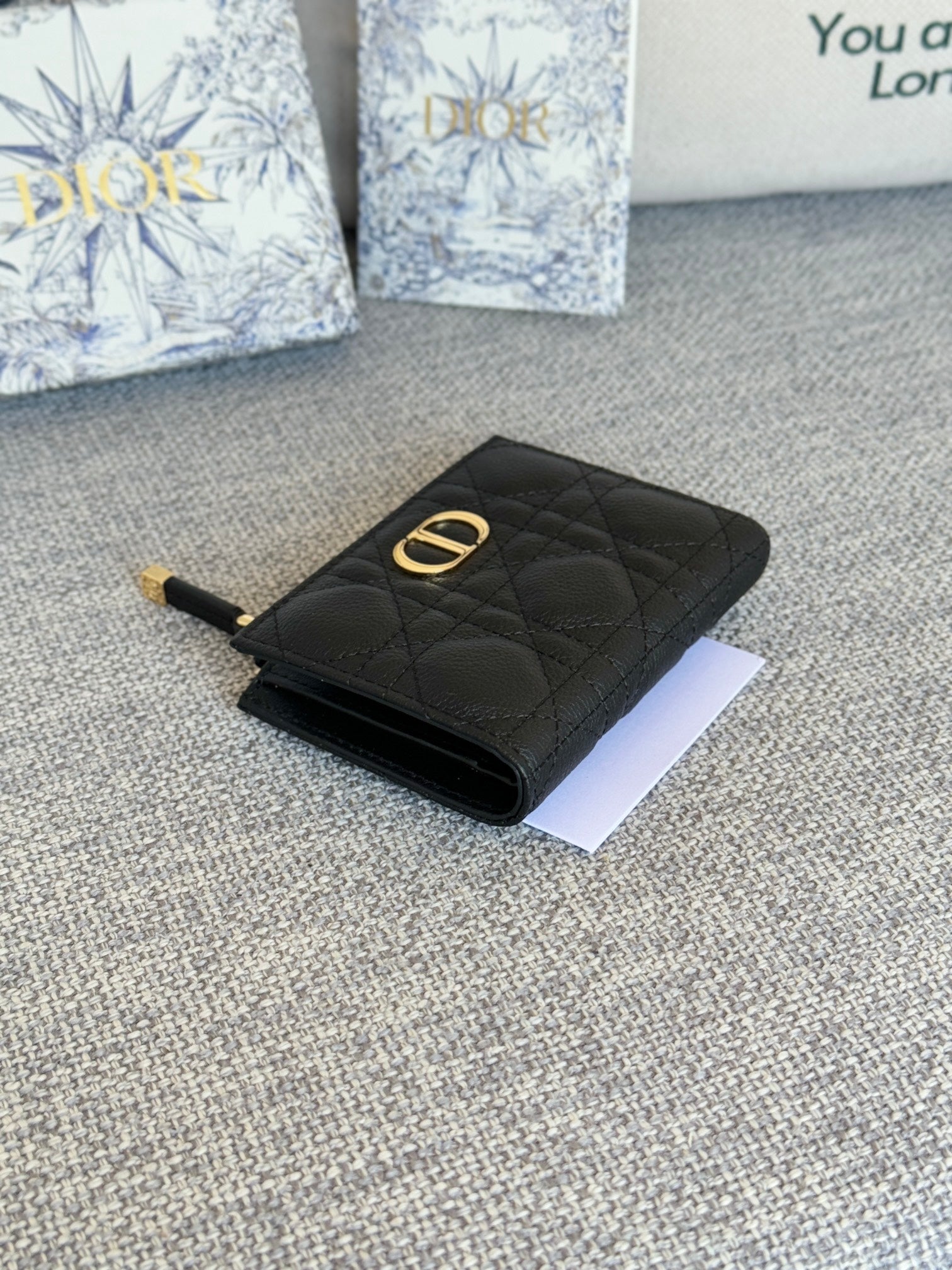 Dior 30 Montaigne Dahlia Wallet