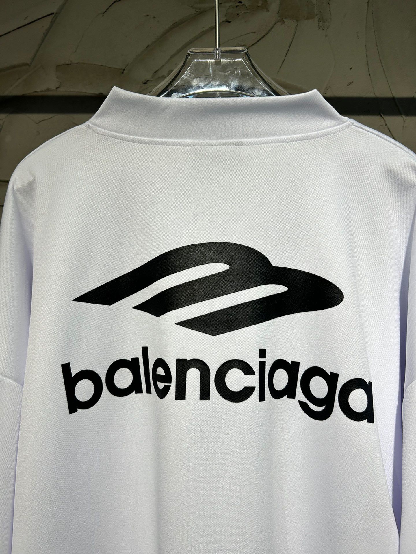 BALENCIAGA  3b Sports Icon Ski Long Sleeve T-Shirt Large Fit in Black