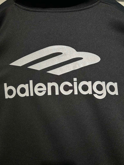 BALENCIAGA  3b Sports Icon Ski Long Sleeve T-Shirt Large Fit in Black