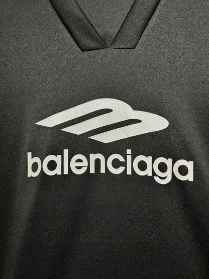 BALENCIAGA  3b Sports Icon Ski Long Sleeve T-Shirt Large Fit in Black