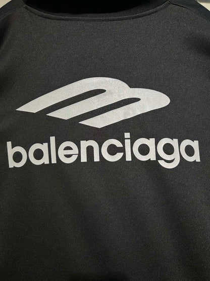 BALENCIAGA  3b Sports Icon Ski Long Sleeve T-Shirt Large Fit in Black