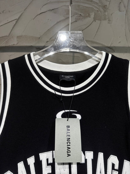 BALENCIAGA BASKETBALL SERIES VISCOSE JACQUARD TANK TOP