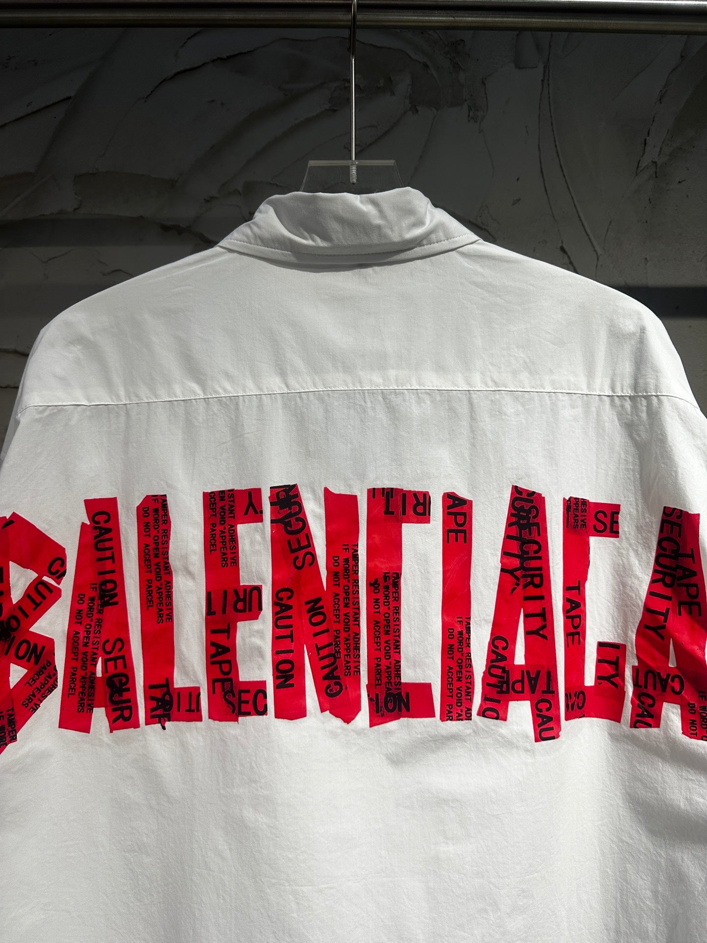 Balenciaga Black Cotton Shirt With Logo