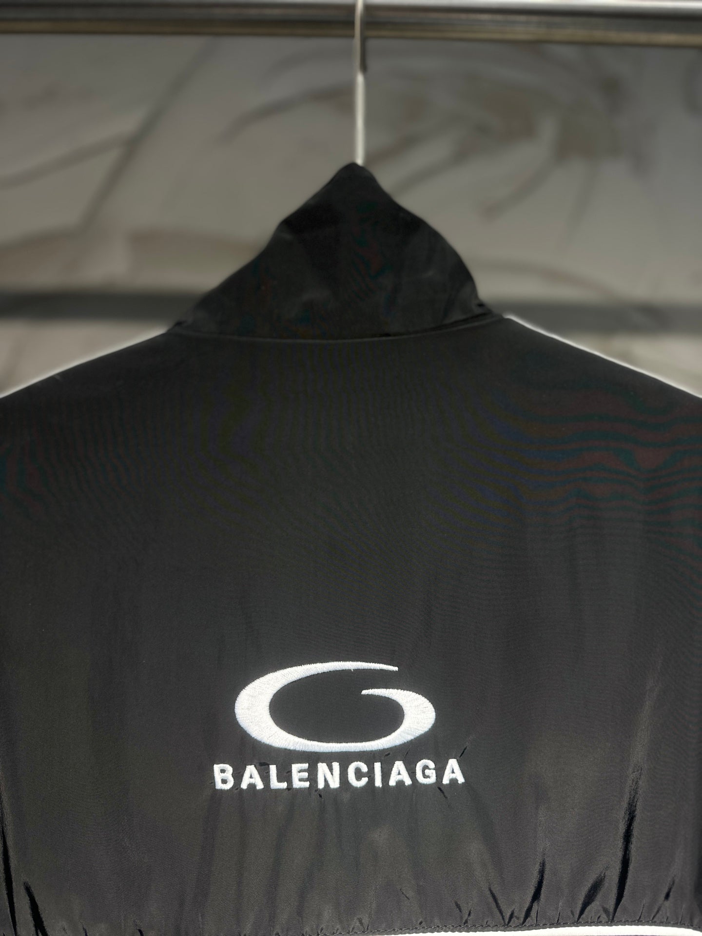 BALENCIAGA Men's Large Tracksuit Jacket in Black