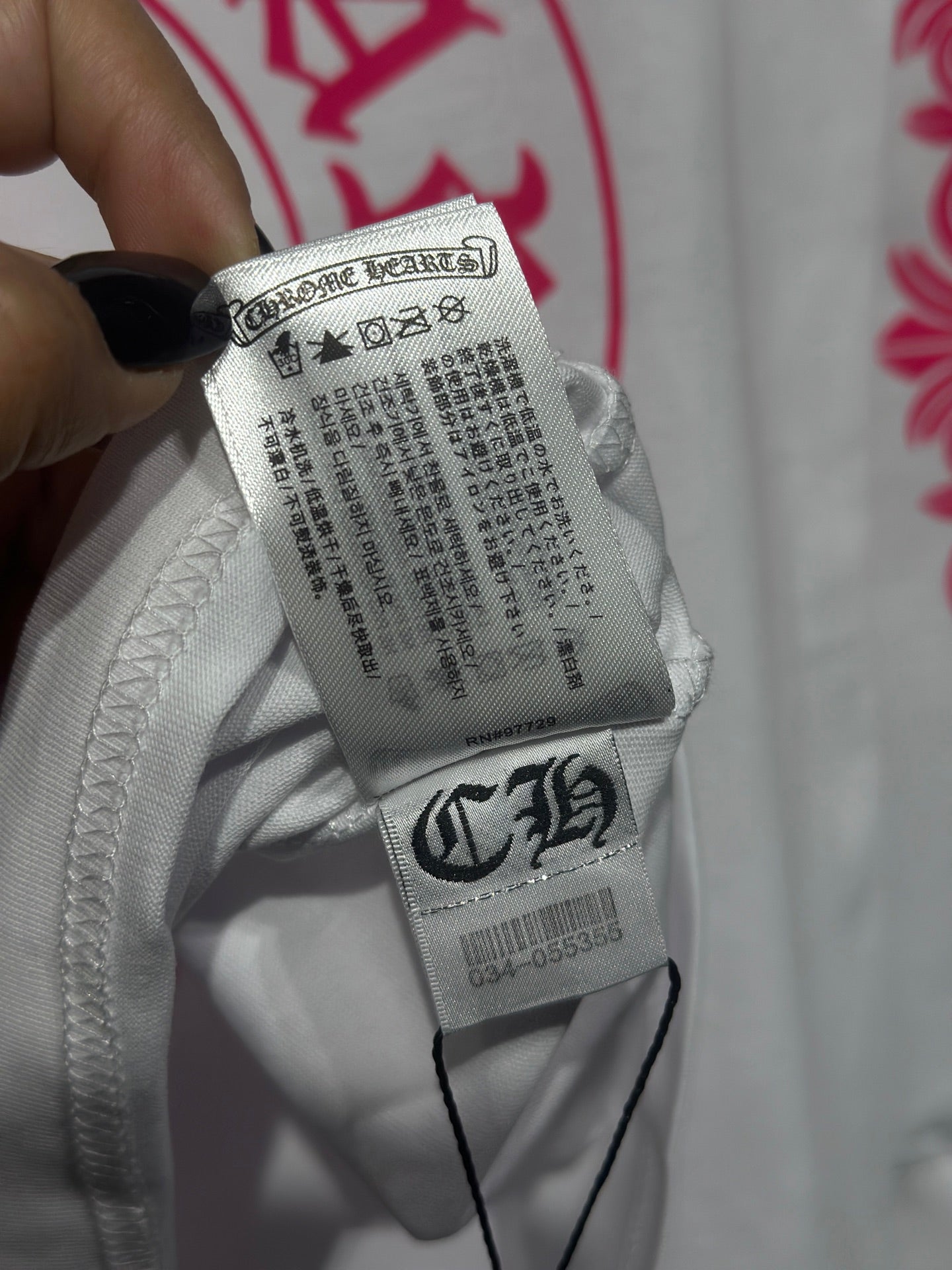 CHROME HEARTS Horseshoe Long Sleeve T-Shirt