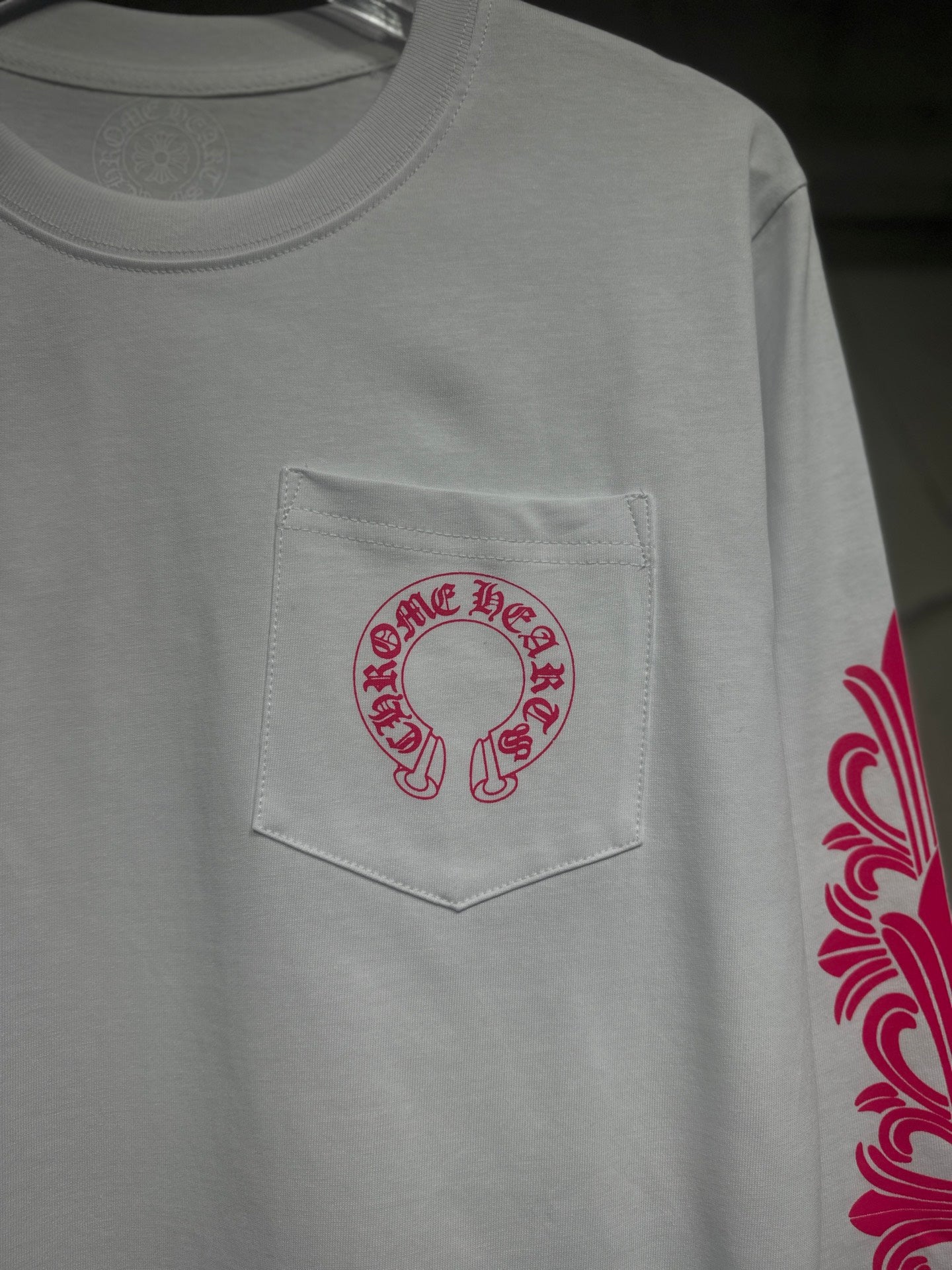 CHROME HEARTS Horseshoe Long Sleeve T-Shirt
