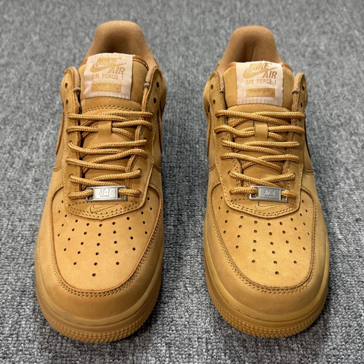 Supreme × Nike Air Force 1 Low "Flax/Wheat"