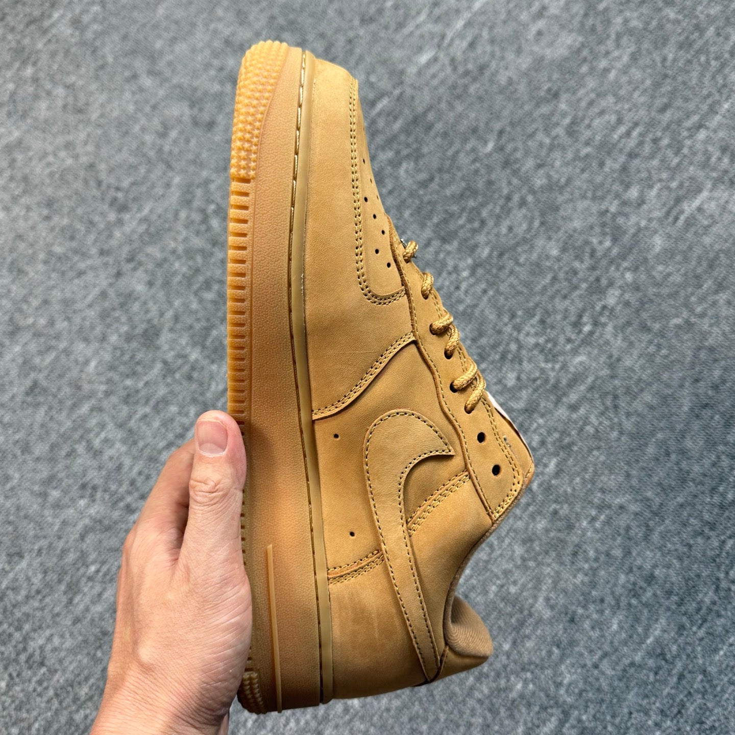 Supreme × Nike Air Force 1 Low "Flax/Wheat"