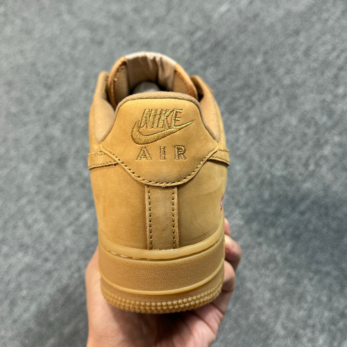 Supreme × Nike Air Force 1 Low "Flax/Wheat"