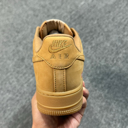 Supreme × Nike Air Force 1 Low "Flax/Wheat"