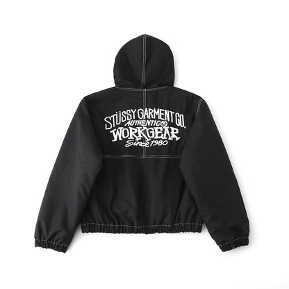 Stussy Work Jacket Contrast Stitch "Black"