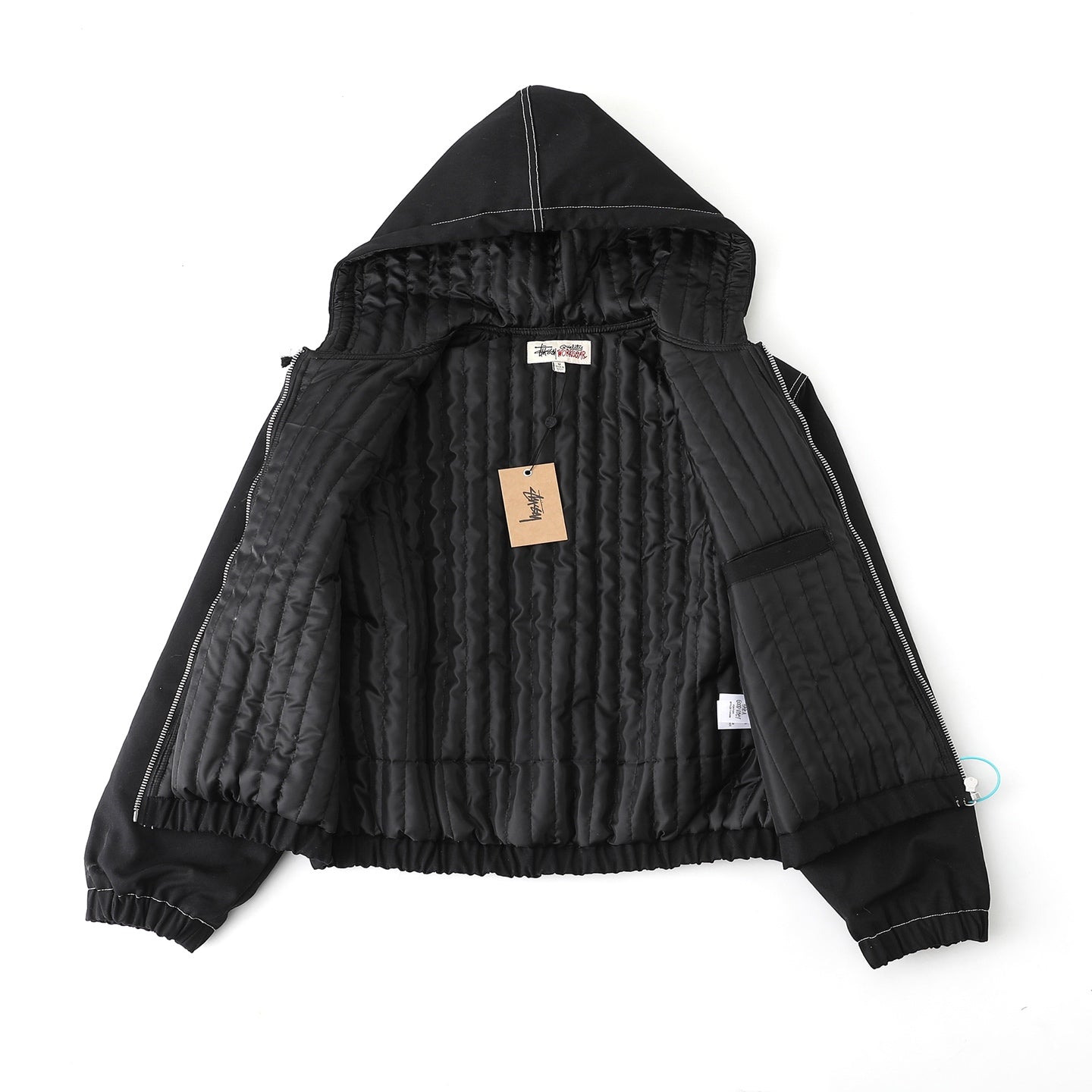 Stussy Work Jacket Contrast Stitch "Black"
