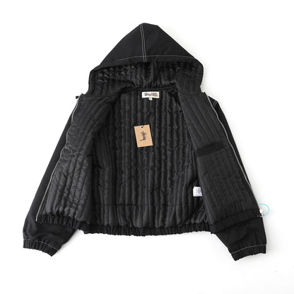 Stussy Work Jacket Contrast Stitch "Black"