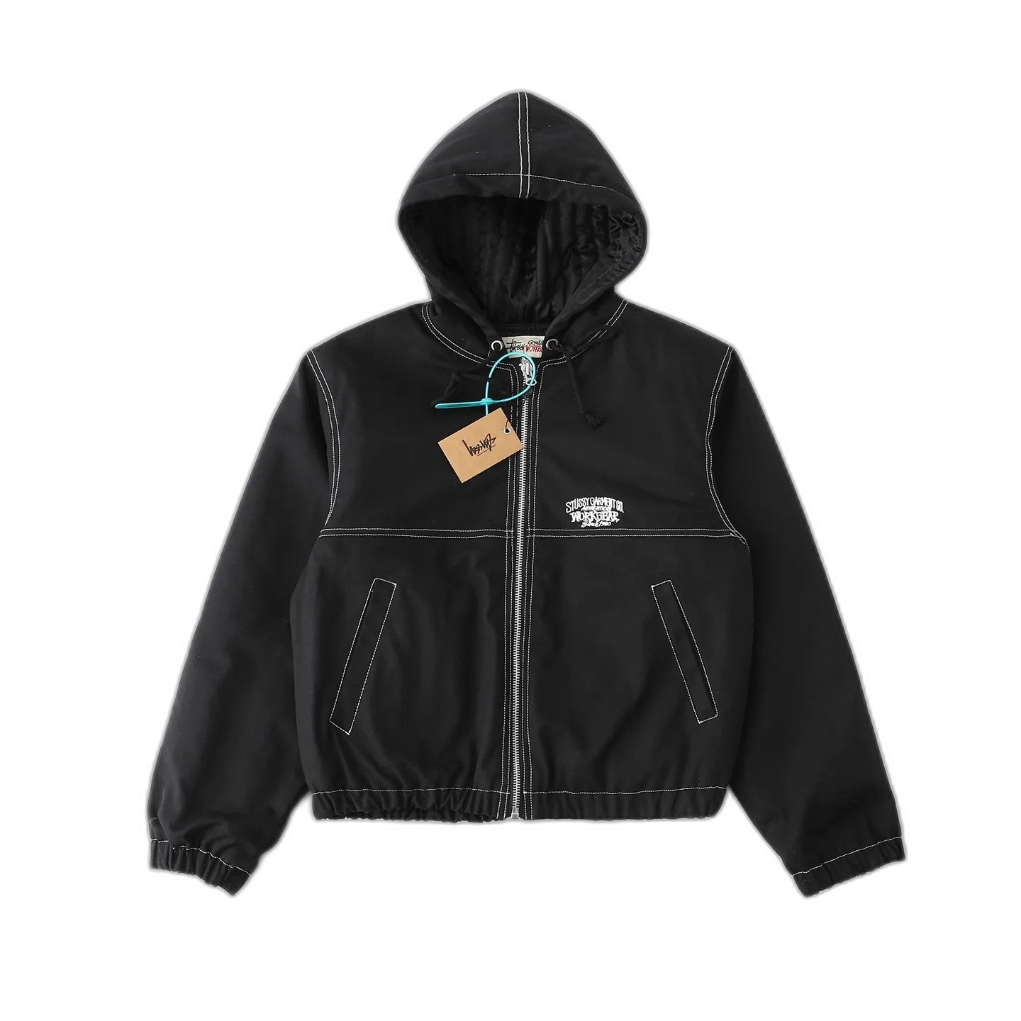 Stussy Work Jacket Contrast Stitch "Black"