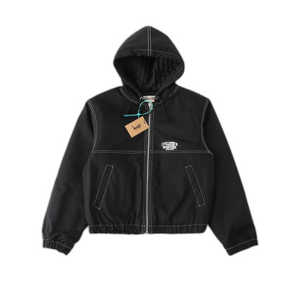 Stussy Work Jacket Contrast Stitch "Black"
