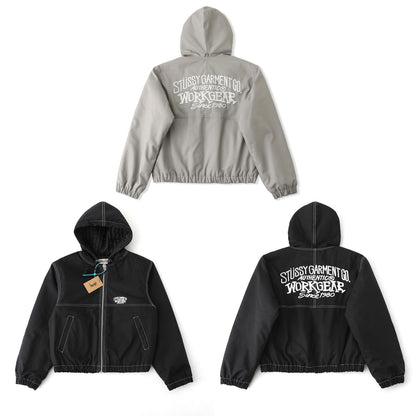 Stussy Work Jacket Contrast Stitch "Black"