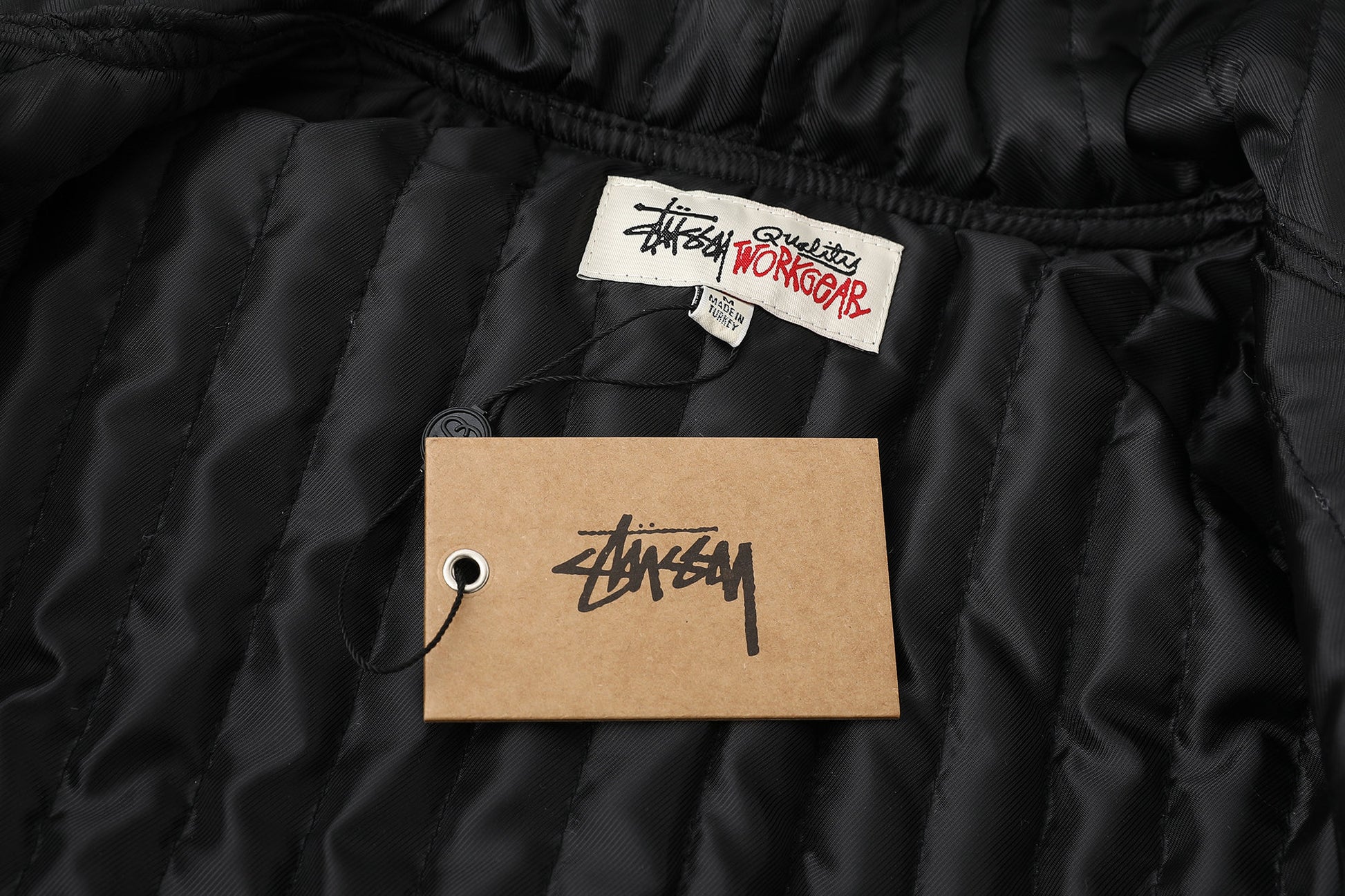 Stussy Work Jacket Contrast Stitch "Black"