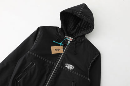Stussy Work Jacket Contrast Stitch "Black"