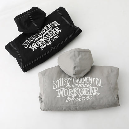 Stussy Work Jacket Contrast Stitch "Black"