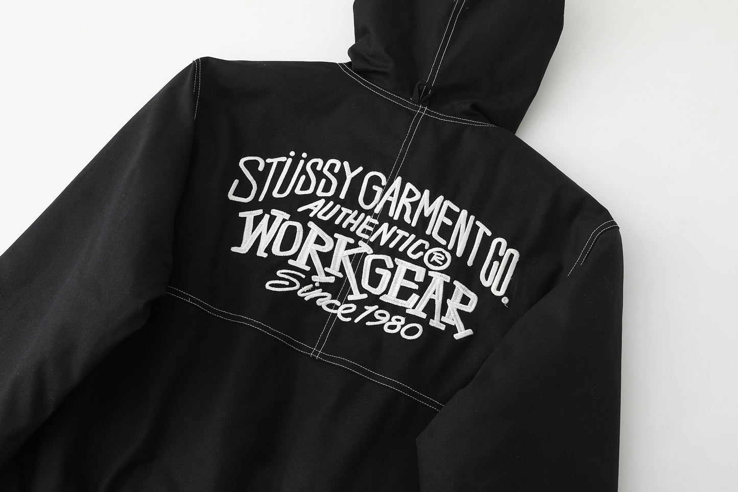 Stussy Work Jacket Contrast Stitch "Black"