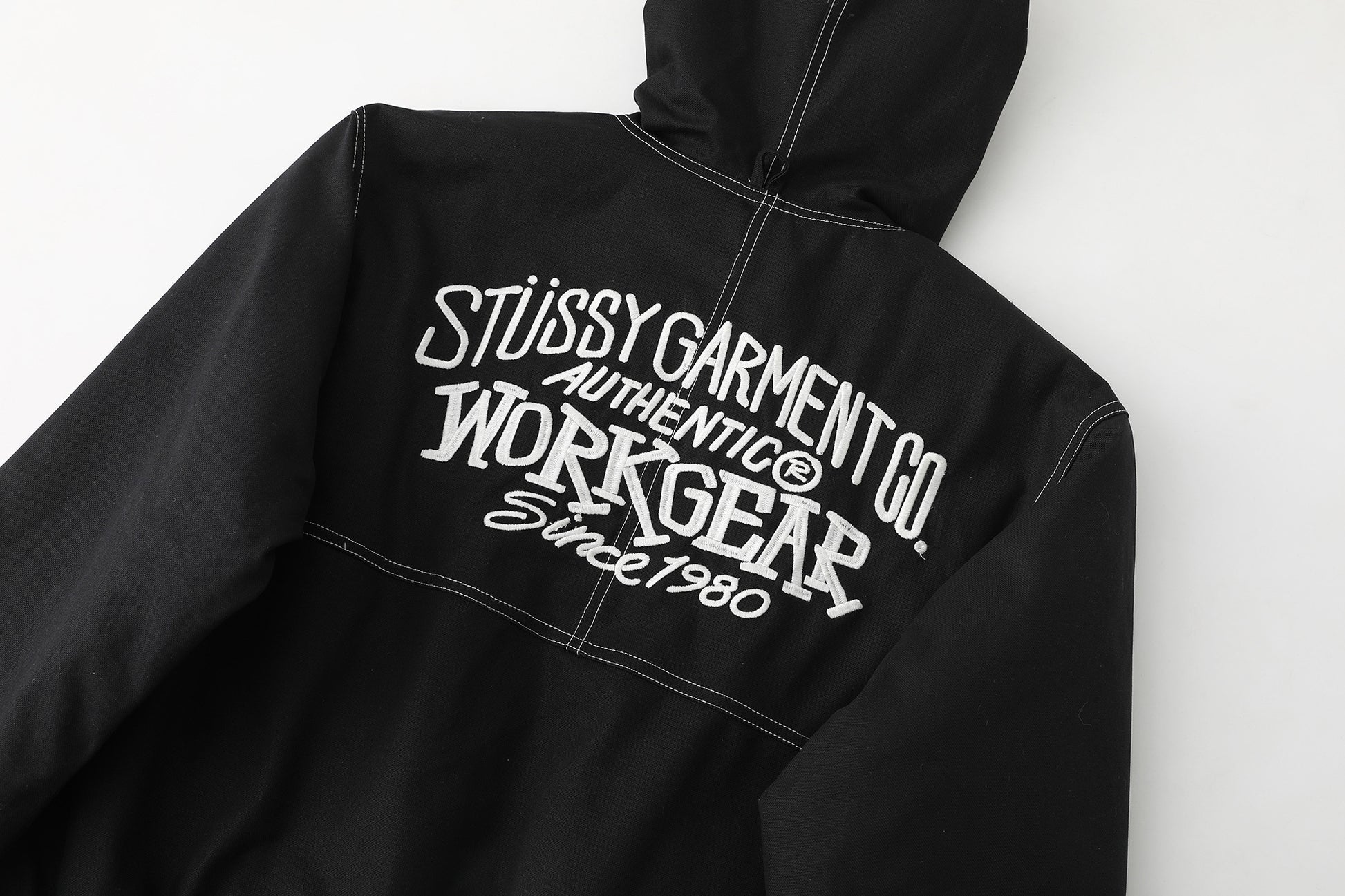 Stussy Work Jacket Contrast Stitch "Black"