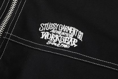 Stussy Work Jacket Contrast Stitch "Black"