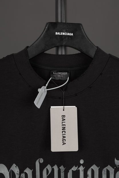 Balenciaga Vintage Jersey T-Shirt in Black