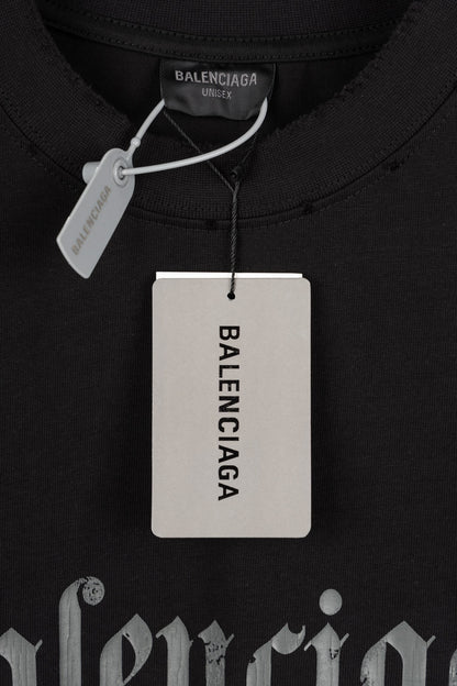 Balenciaga Vintage Jersey T-Shirt in Black