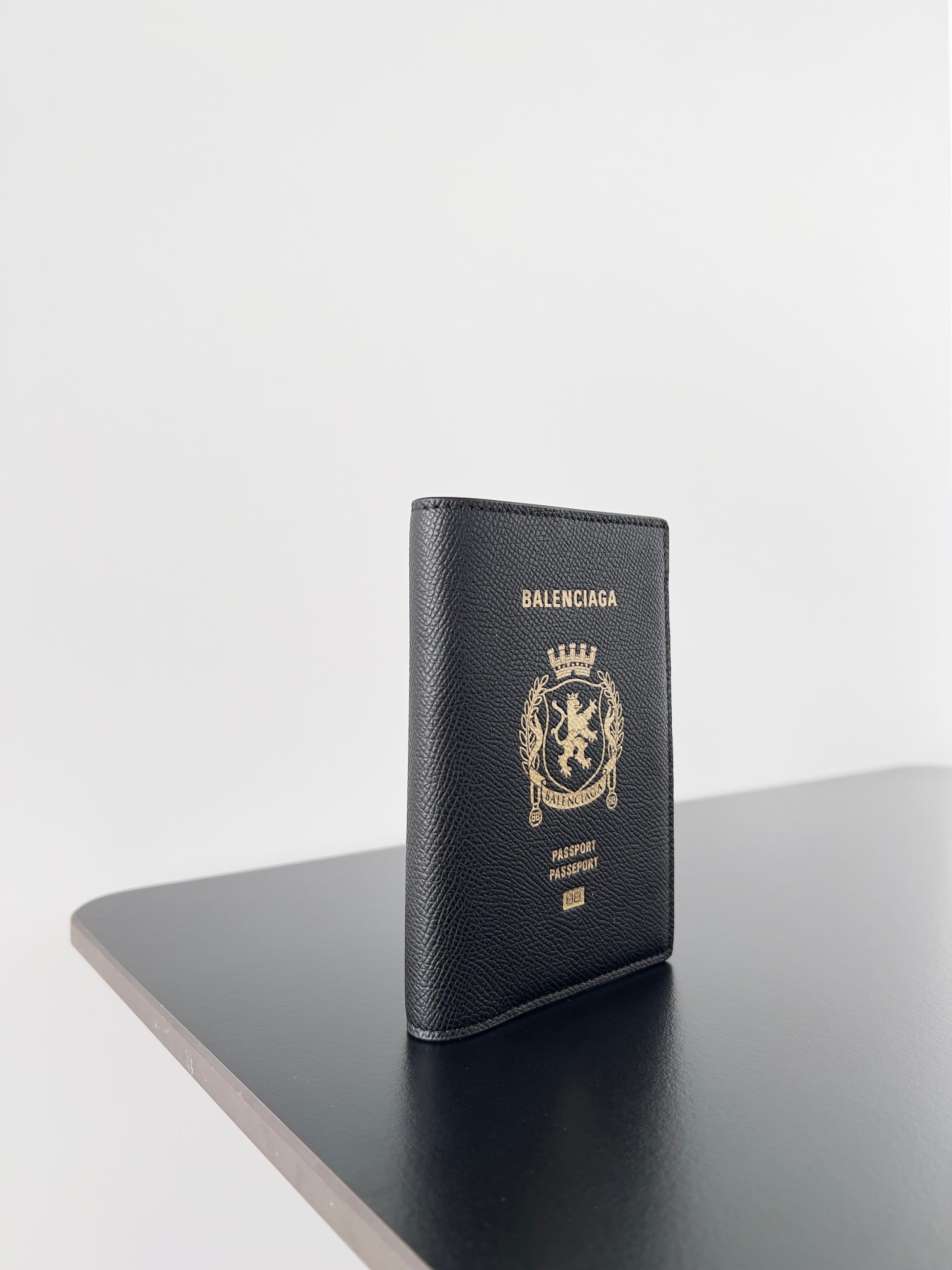 Balenciaga Men's Passport Holder in Black