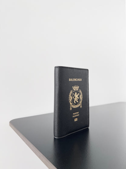 Balenciaga Men's Passport Holder in Black
