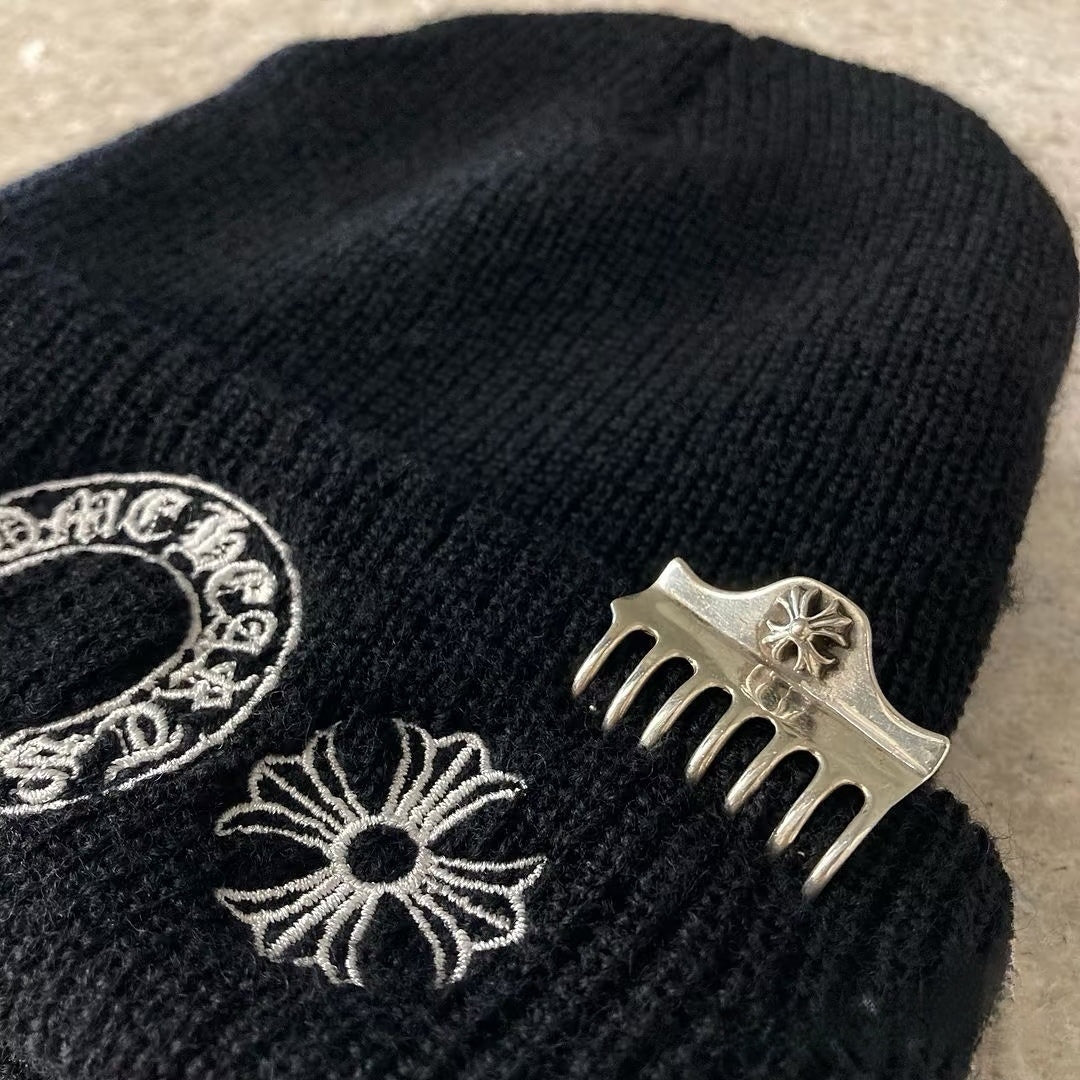 Chrome Hearts Cross flower element large hairpin