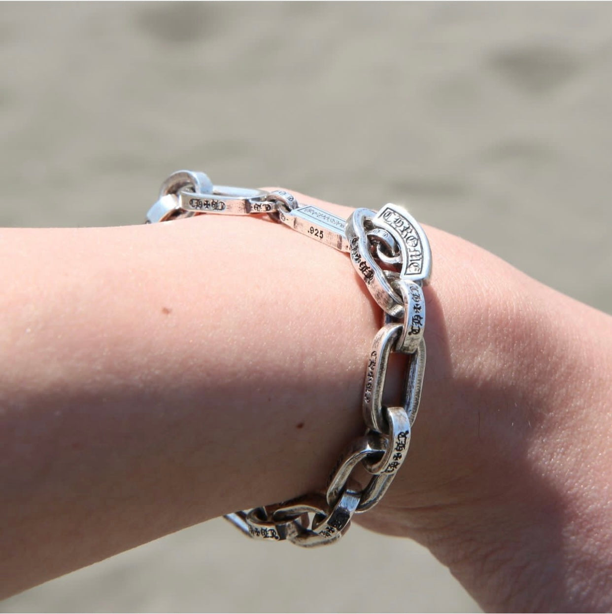 Chrome Hearts Paper E Bracelet