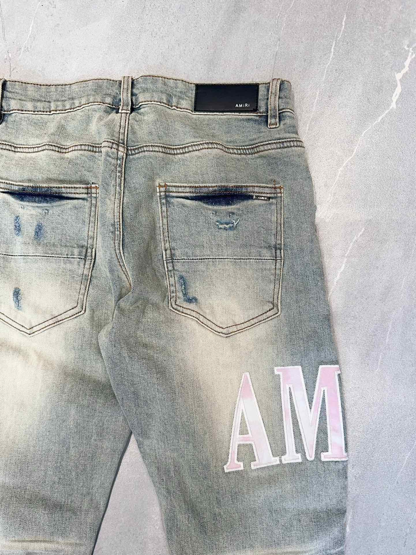 Amiri Stone Indigo Jeans