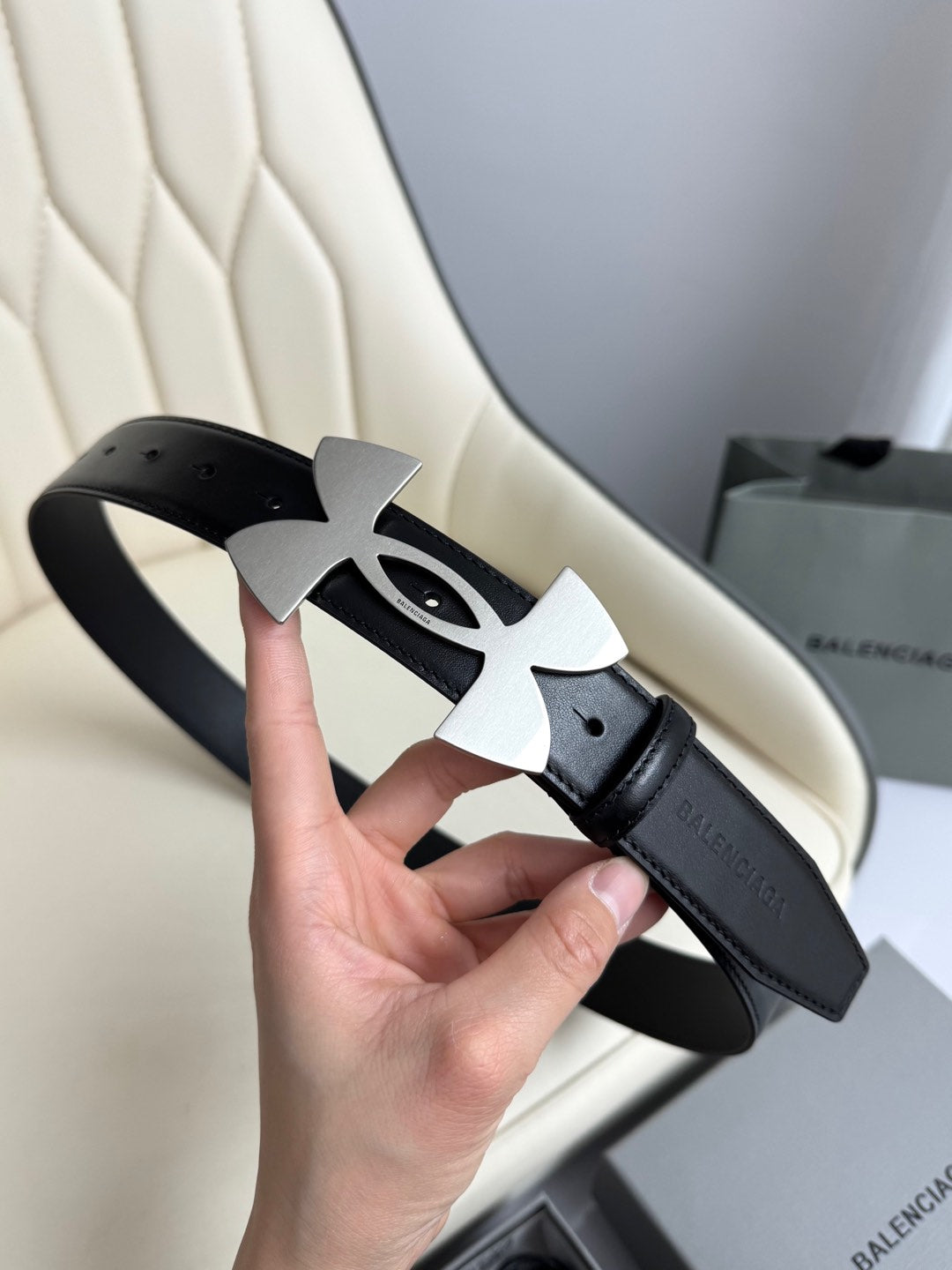 BALENCIAGA x Under Armour Belt "Black"-3.5cm