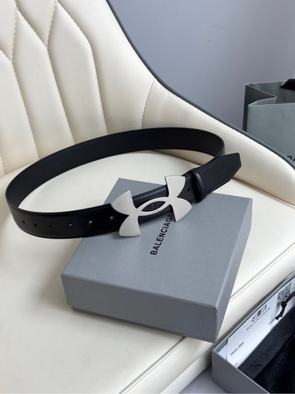 BALENCIAGA x Under Armour Belt "Black"-3.5cm