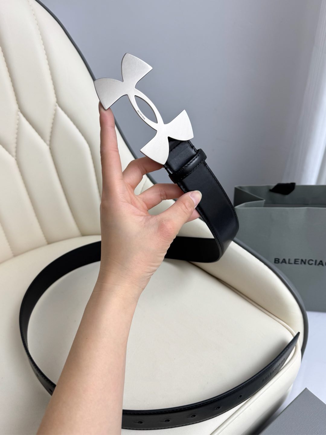 BALENCIAGA x Under Armour Belt "Black"-3.5cm