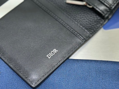 Dior Men's Long Wallet with Bifold Coin Pocket