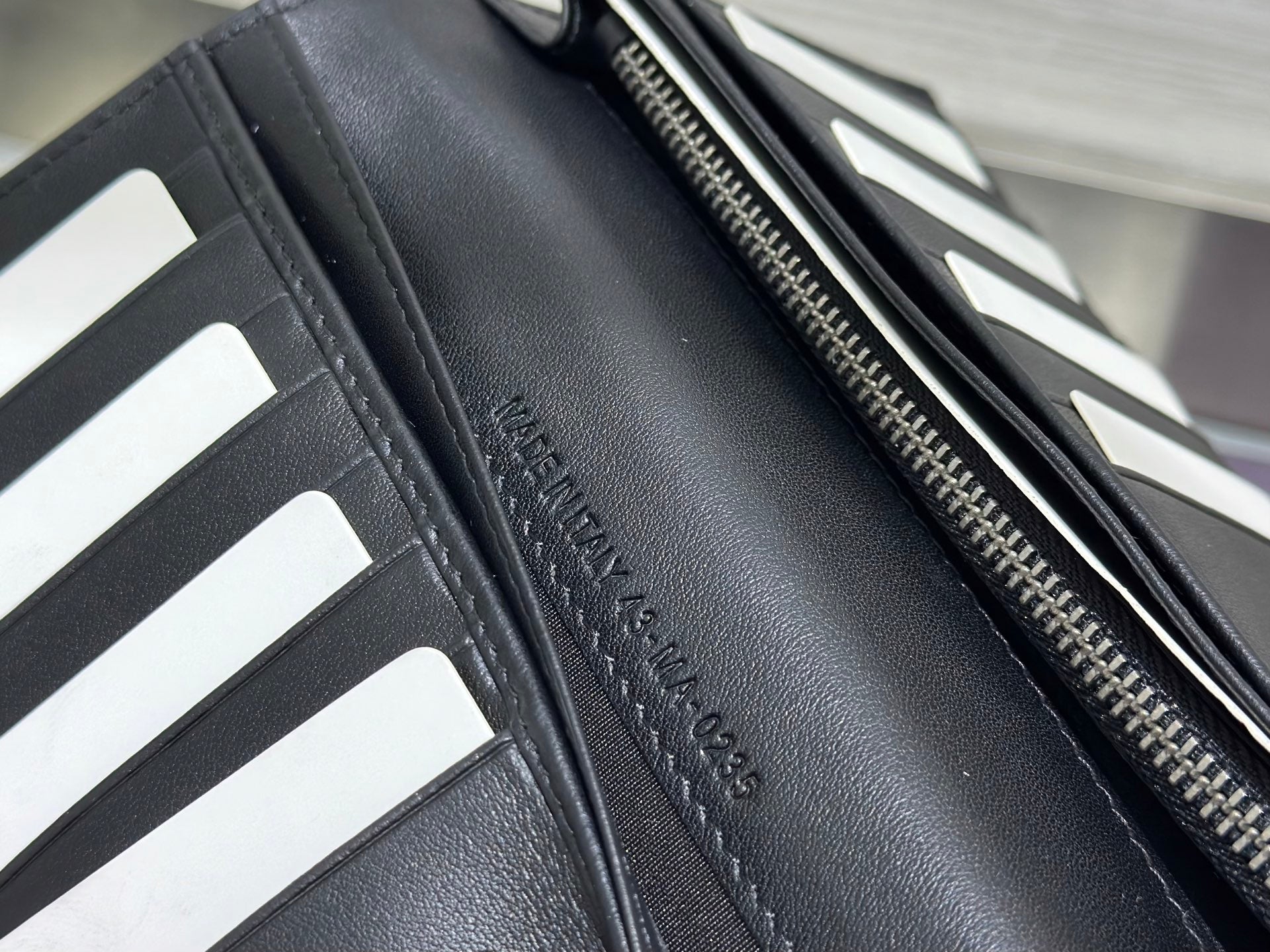 Dior Men's Long Wallet with Bifold Coin Pocket