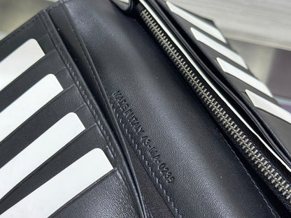 Dior Men's Long Wallet with Bifold Coin Pocket