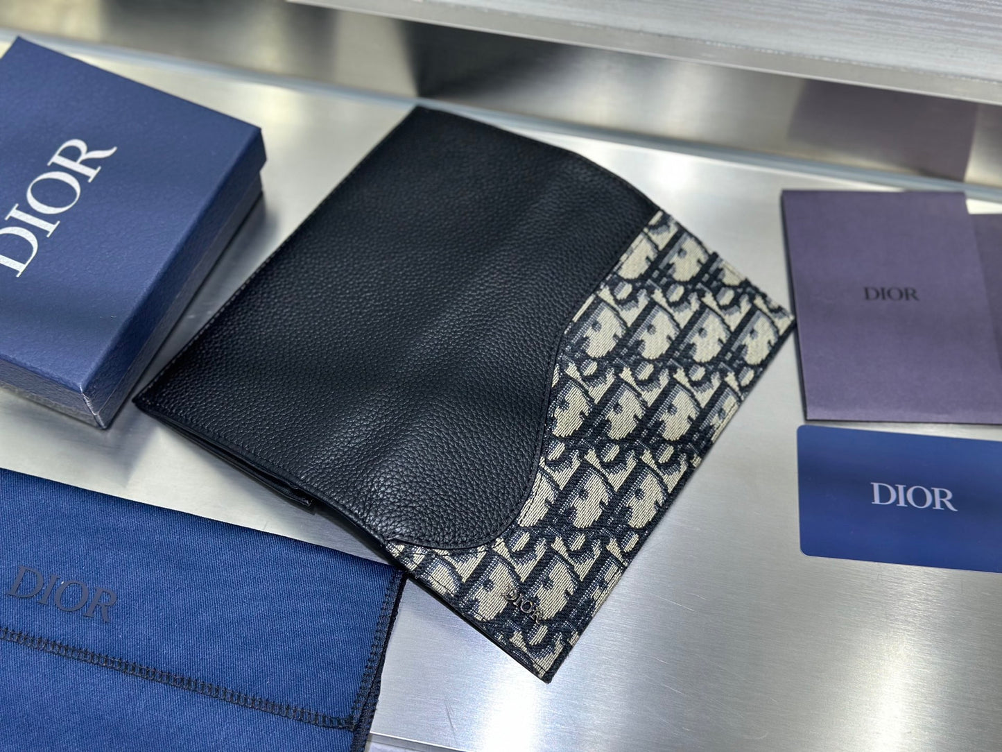 DIOR Saddle Oblique Long Wallet